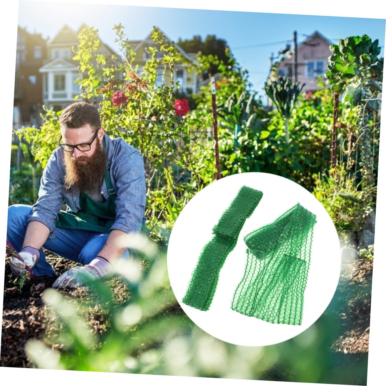 Lurrose 3 Sätze Teiliges Gartenband Für Pflanzenstütze Bindung Flexibles Bindematerial Für Bäume Sträucher Gärtnern Für Blumen Robust Langlebig 15 Stück * 3