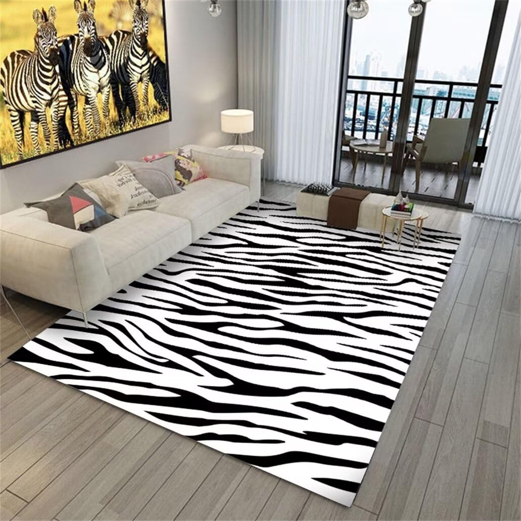 Tapis de salon moderne nettoyable pour entretien facile au quotidien