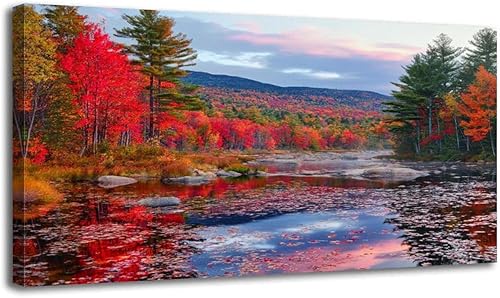 Miniatura 36 de Large Wall Art Prints 30"x60" Retro wave synthwave vaporwave skyline scenery landscape Framed Canvas Wall Art Painting Artwork Poster Picture Wall