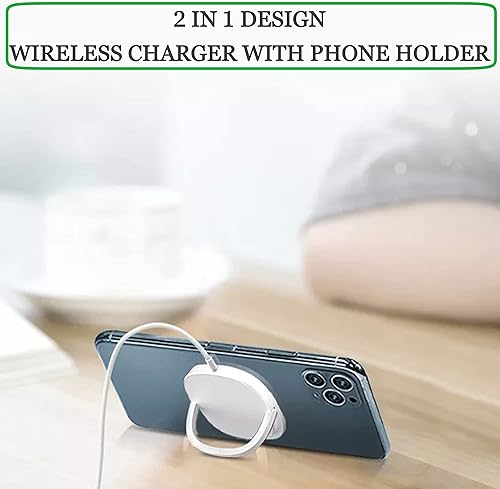 Miniatura 3 de Cargador de pared USB C y cable de carga inalámbrico para iPhone, cargador magnético compatible con Magsafe para iPhone 14, 13, 12 Pro Max, Samsung