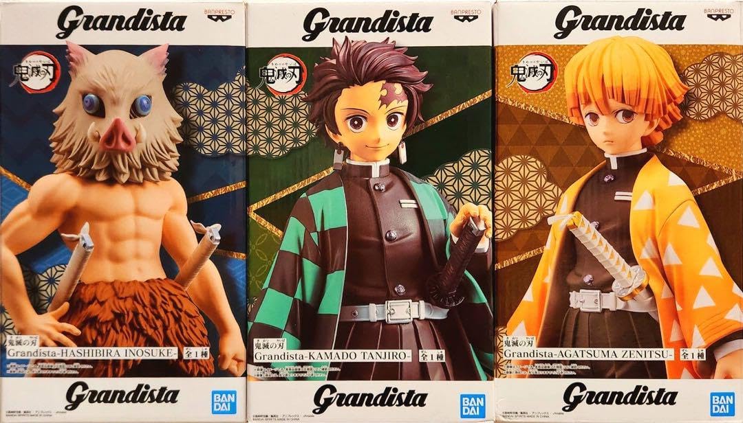 鬼滅の刃フィギュア グランディスタ（Grandista）炭治郎 善逸 伊之助 鬼滅の刃 Grandista 炭治郎 伊之助 善逸 グランディスタ
