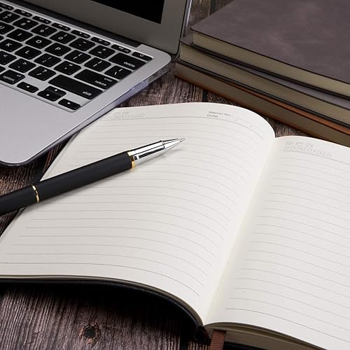 Miniatura 6 de Fanery sue Paquete de 4 cuadernos del árbol de la vida para escribir A5 con rayas universitarias para escritura personal, cuadernos de papel grueso