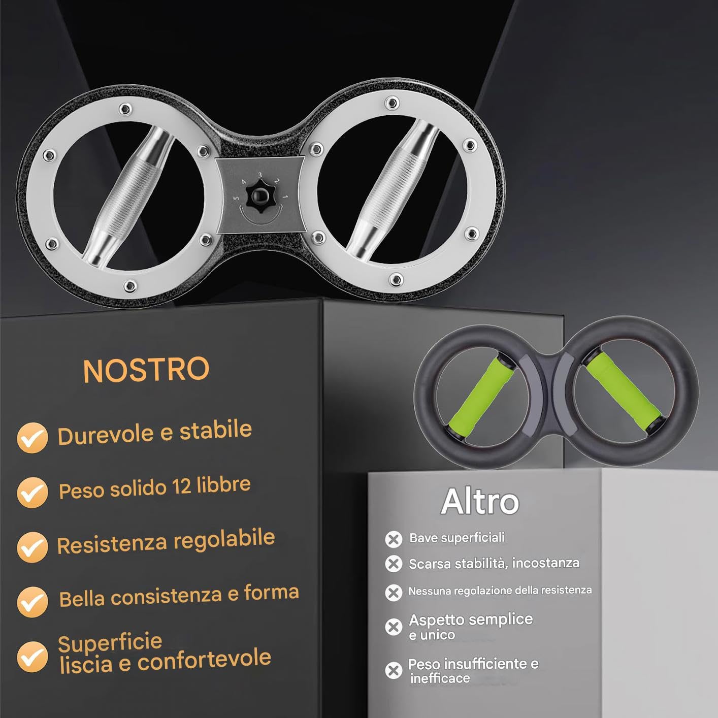 Entrenador de Brazos para Hombres Fortalecedor Manual Agarre | Entrenador De Antebrazo De 5,44 kg, Fortalecedor De Agarre Accesorios Para Entrenamiento De Fuerza Y Pecho Gimnasio En Casa