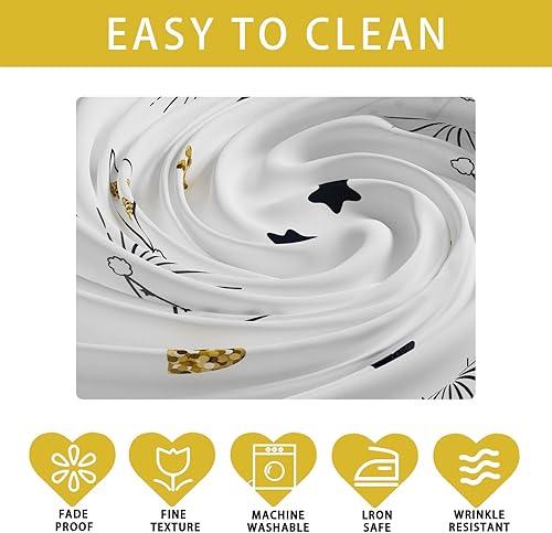 Miniatura 4 de XCHI Regalos de cumpleaños, con globos, fuegos artificiales, mantel rectangular lavable para mesa de comedor de interior y exterior, decoración