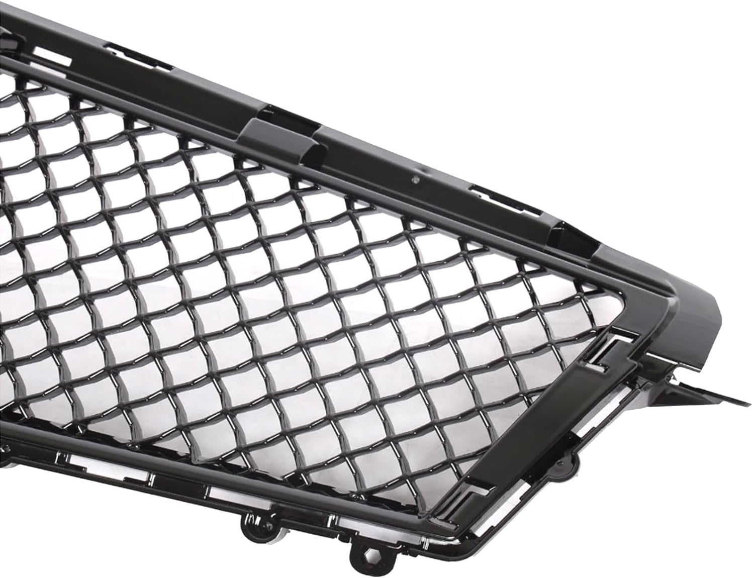 2pcs Front Upper Grille & Trim Molding For 2013-2014 Cadillac ATS - Front grille kit (2013-14 Grille black)