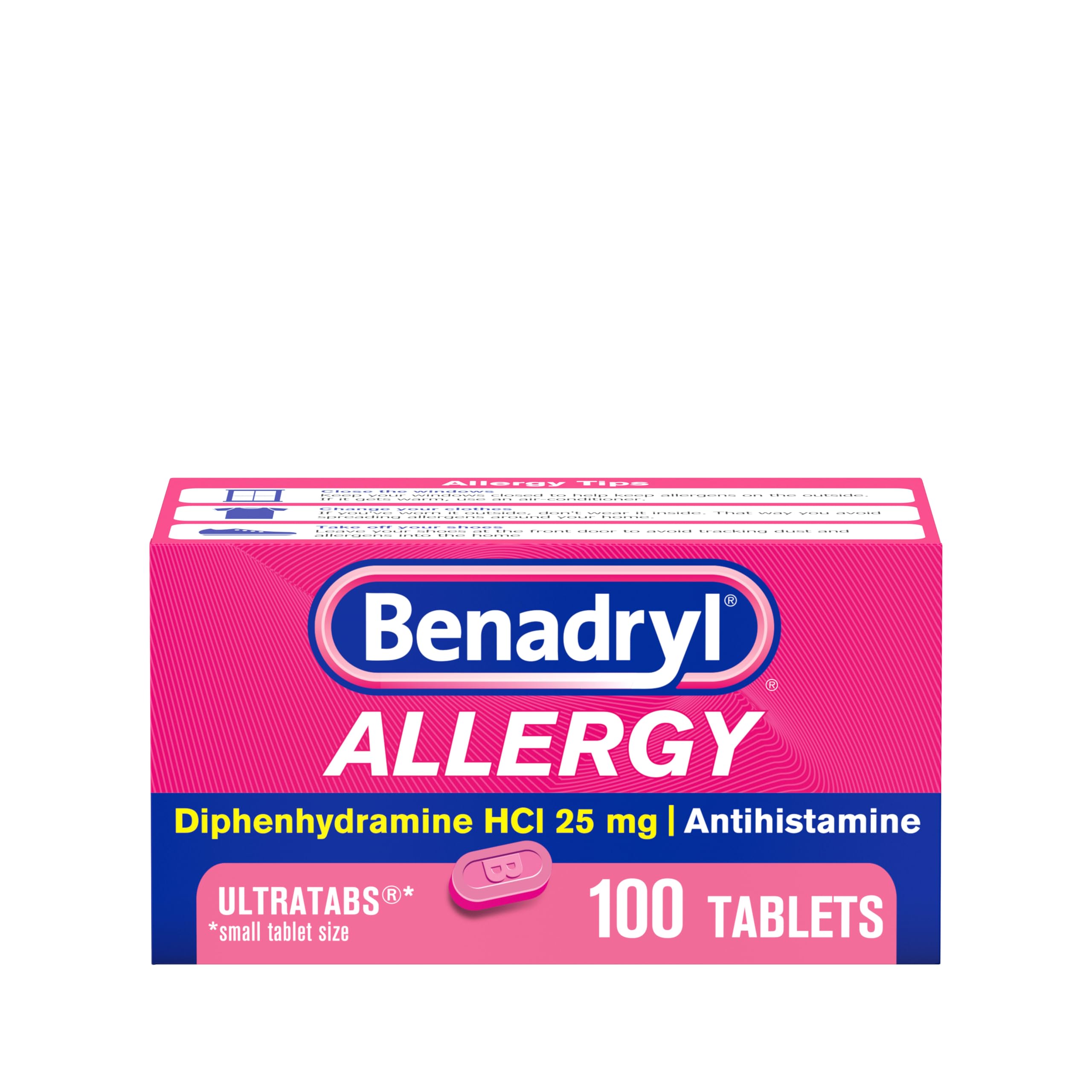 Benadryl Allergy Ultratablets 100 Count