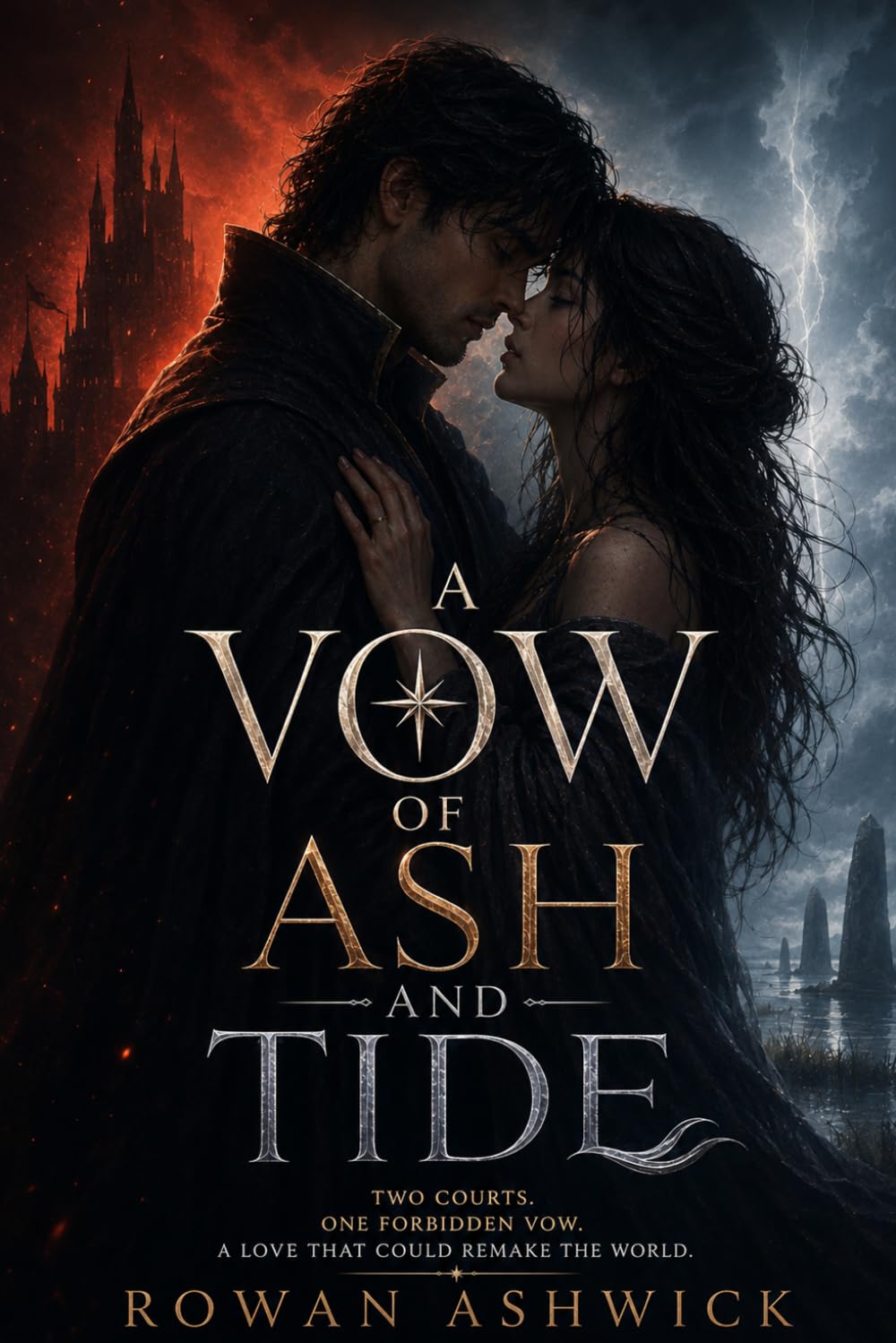 A VOW OF ASH AND TIDE: A Forbidden Romantasy of Ash, Tide, and the Vow That Could Unmake a Kingdom