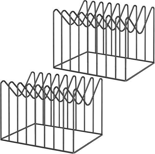 2 juegos de organizadores de archivos para escritorio, organizador clasificador de archivos, soporte de carpetas de archivosestantesoporte, soporte