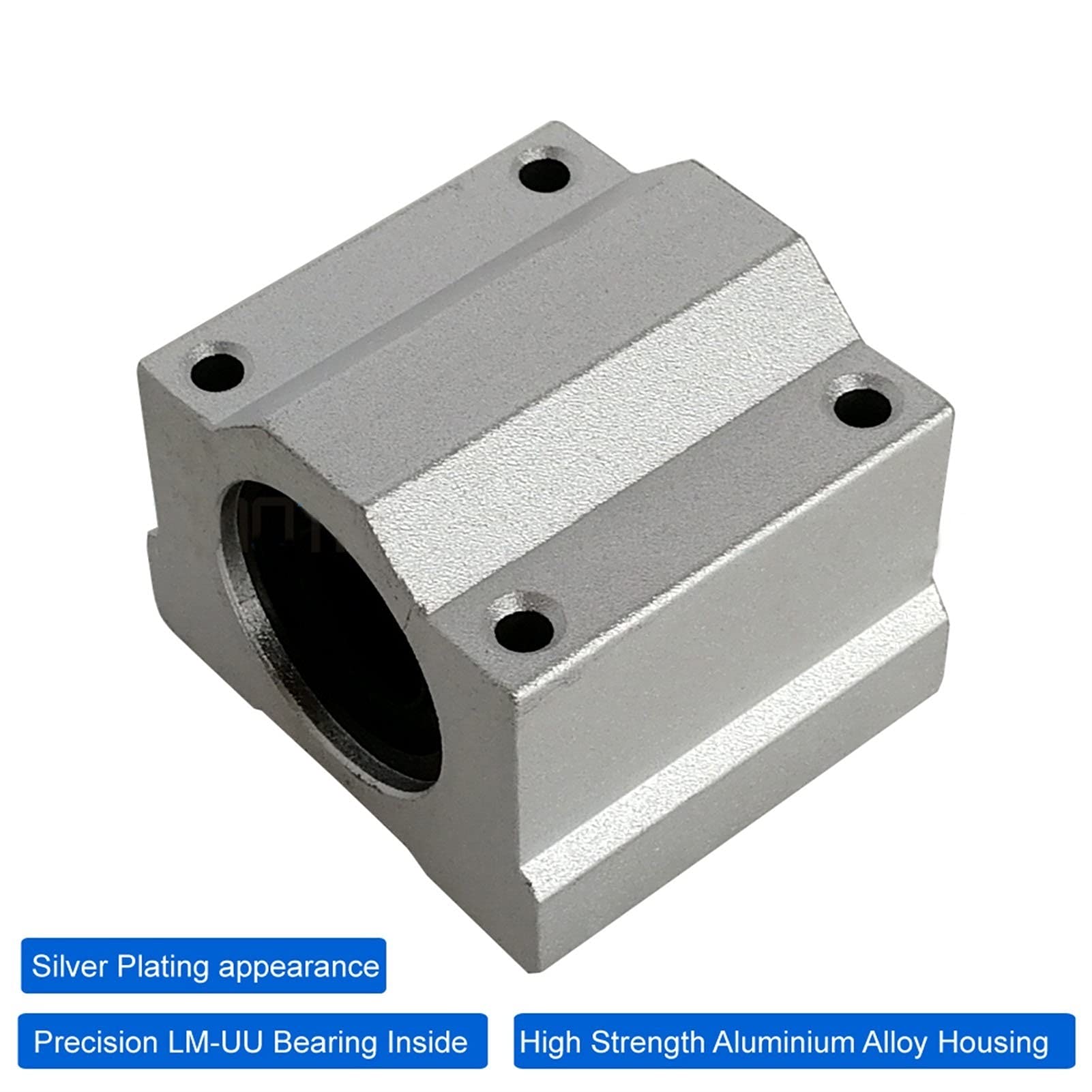 Impresora 3D de riel Lineal Profesional, Varilla Redonda 8 mm, 100, 200, 300, 400, 500, SCS8UU, Bloque rodamiento, Deslizamiento, Soporte Eje SK8(300mm)