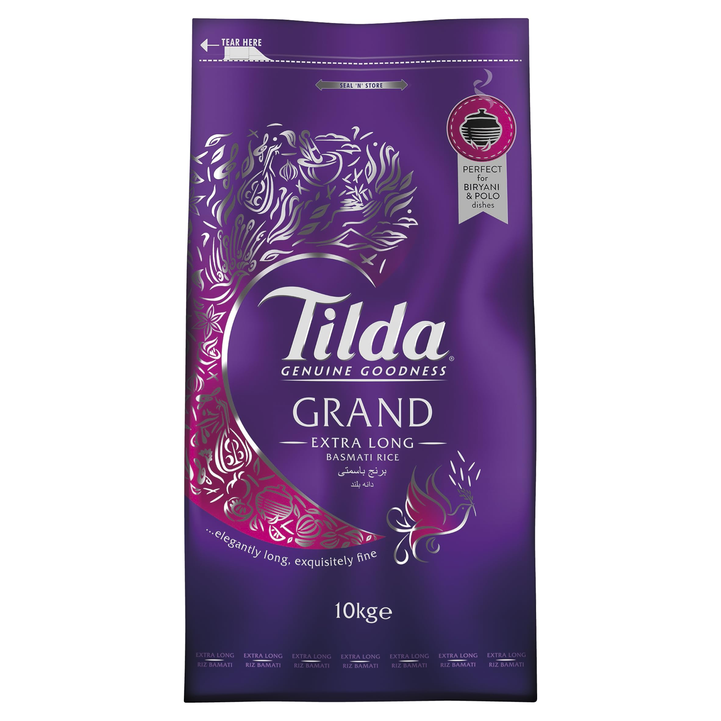 Tilda Grand Riso Basmati Extra Lungo 10 kg - per Biryani