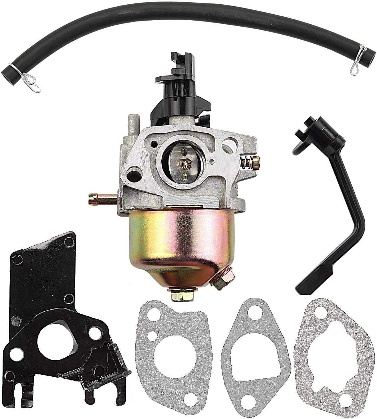 AnzacCarburetor + Intake Manifold w/Gasket for Generator Parts Power Equipment 3000 3500 4000 Watt 196cc OHV engine