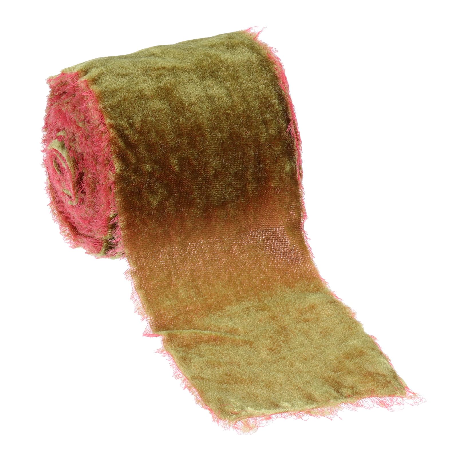 PATIKIL Cinnamon Velvet Ribbon, 3 Inch x 3 Yards Frayed Velvet Ribbon for Gift Wrapping Velvet Fabric for Wreaths Flower Bouquets Bows Wedding Decor