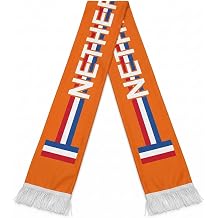 Reversible National Soccer Fan Scarf - Soft Knit Polyester Country Flag Design For Sports, Fan Accessory for Game Day