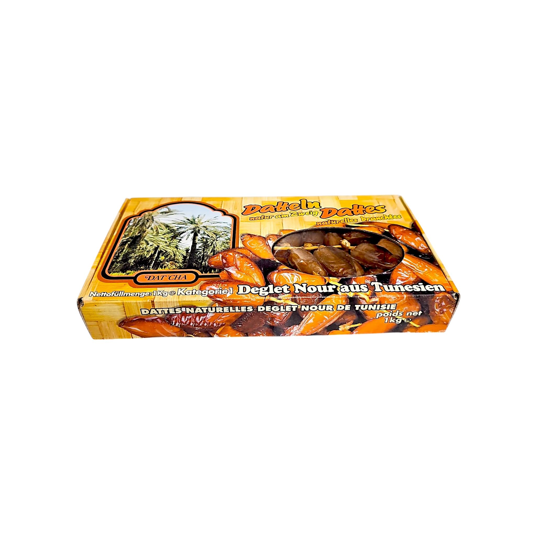 Deglet Nour Datteln aus Tunesien 12x 1kg Premium-Qualität Natürlich Süß Saftig Ohne Zusatzstoffe Vegan Glutenfrei