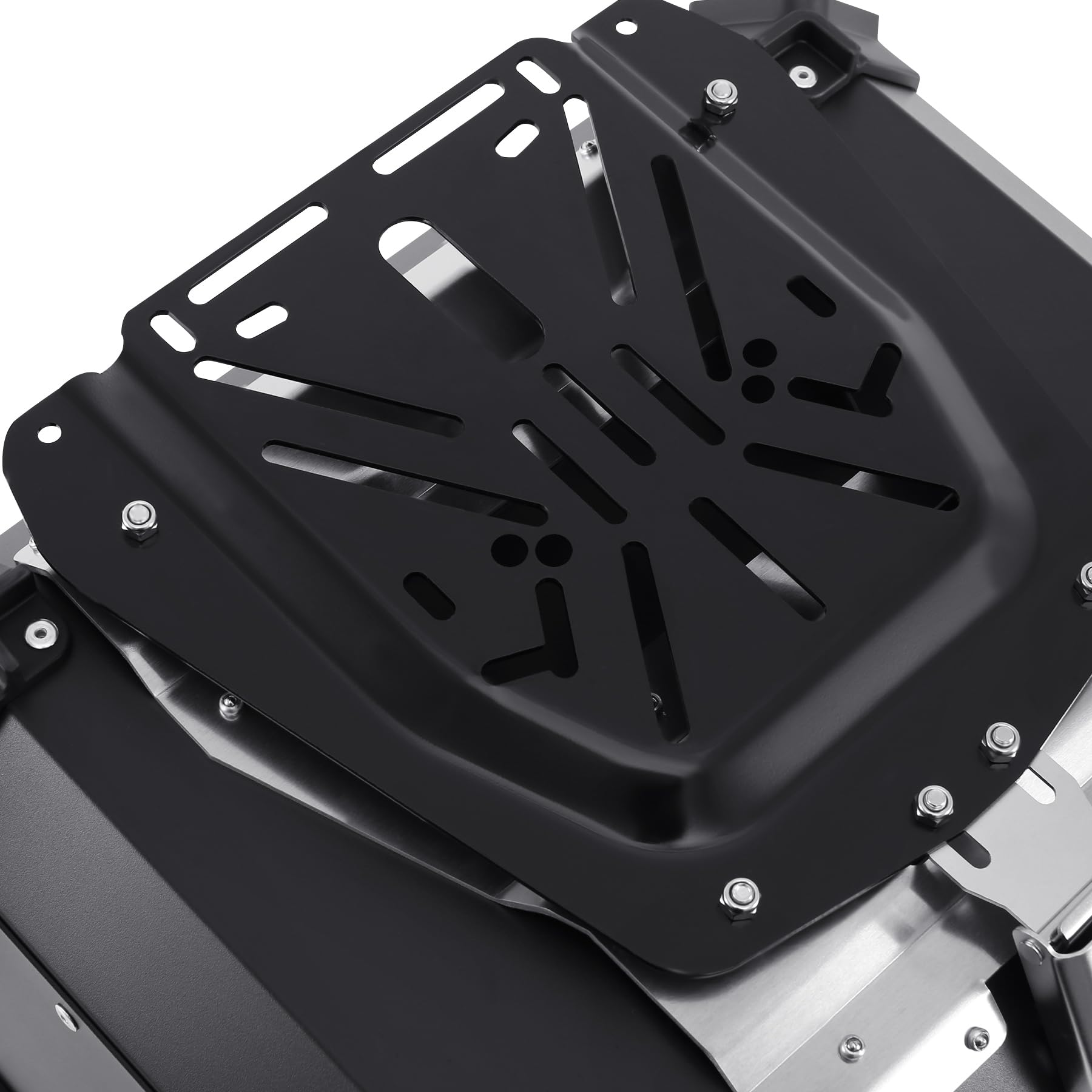 Maleta superior para moto 45L, maleta superior para scooter, resistente al agua, caja superior de aluminio, caja trasera de viaje para motocicleta, maletín de moto con cerradura de seguridad