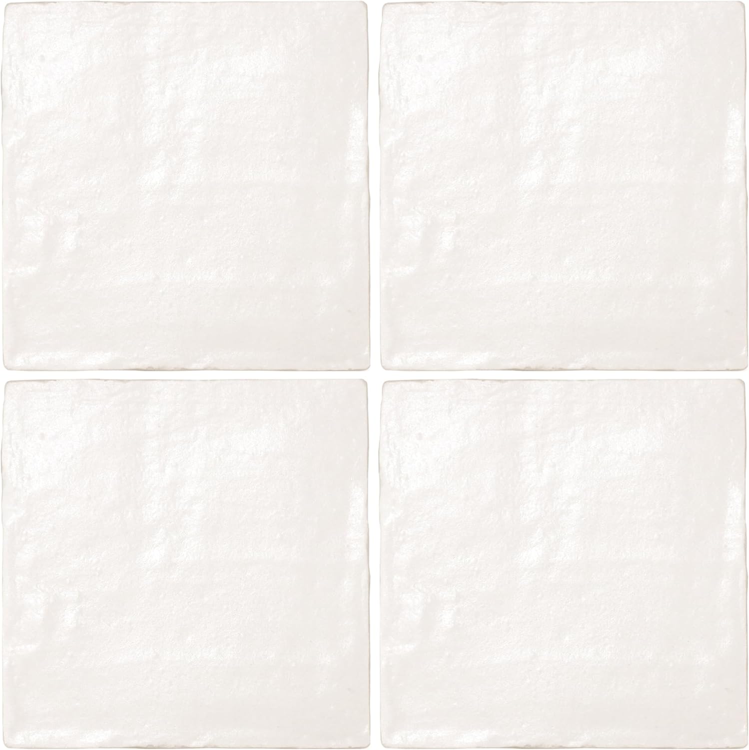 Apollo Tile 60-Pack 4 x 4-in. White Polished and Honed Ceramic Subway Wall Tile at 6.48 sq. ft. Per Case APLEC75, Ideal Home Improvement for Kitchen, Bathroom, and Backsplash