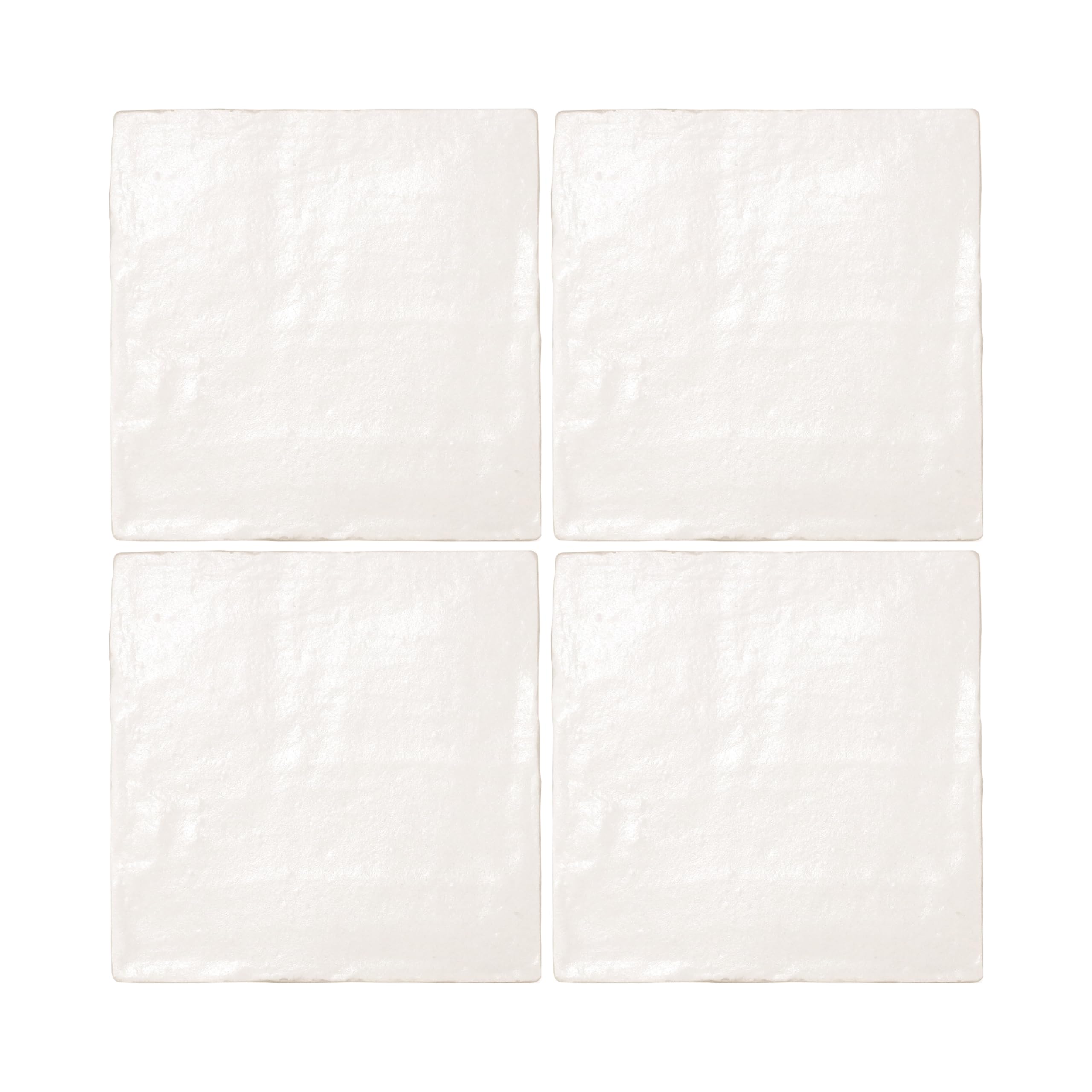 Apollo Tile 60-Pack 4 x 4-in. White Polished and Honed Ceramic