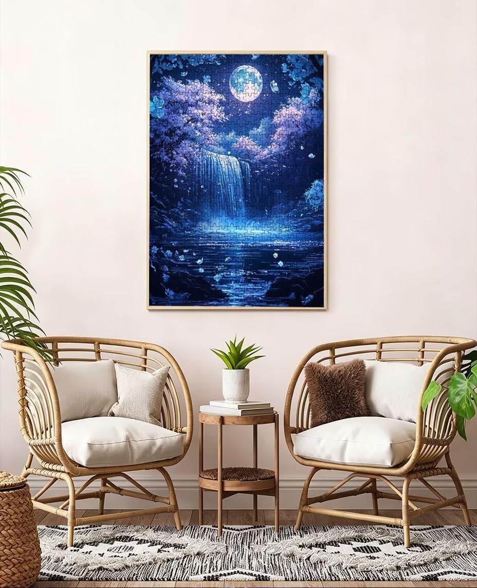 Puzzle 6000 Pezzi Cascata Stellare 3D Puzzle per Adulti Impegnativo, Educa Puzzles Artistico, Divertente E Stimolante Puzzles Decorativo per La Famiglia, Regalo e Decorazione Pareti BXHZW6-954