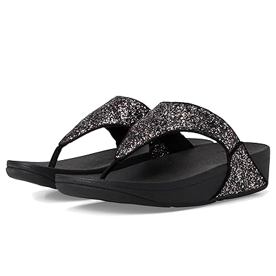 FitFlop Lulu Tonal Glitter Toe Post Sandals Women