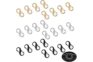 Ouligay 24 Piece Zipper Locks, Double Anti-Theft Backpack Protector