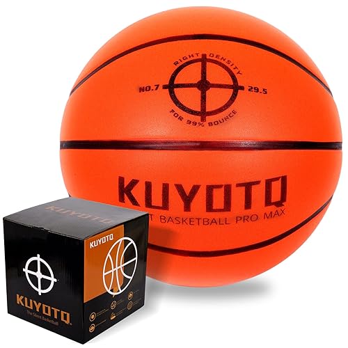 KUYOTQ Silent Basketball Size 5 Soft Cloth Cover and Size