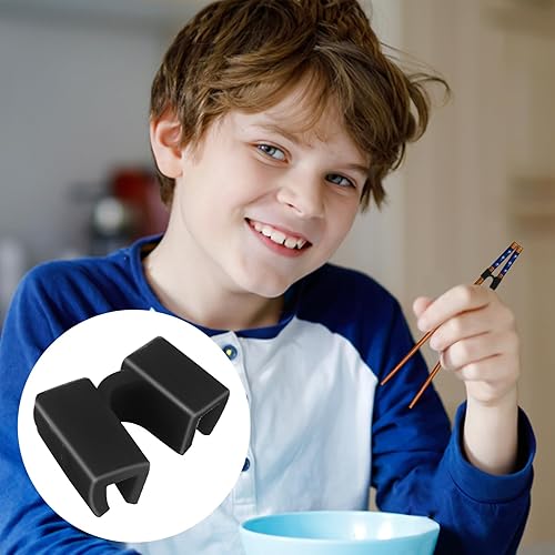 Miniatura 4 de 6 pares de palillos reutilizables, palillos de entrenamiento para adultos, conector de bisagras, palillos de práctica antideslizantes y portátiles