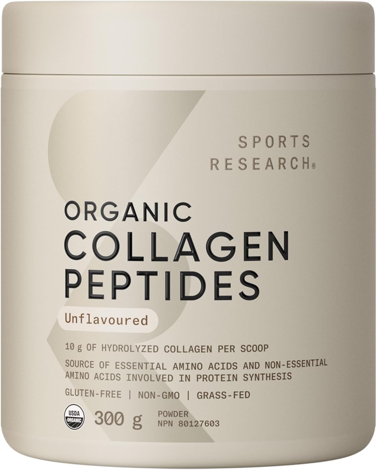 Sports Research Organic Collagen Peptides – Hydrolyzed Type I & III Collagen – Sustainable & Traceable Formula – Unflavored – 30 Servings Sports Research Organic Collagen Peptides – Hydrolyzed Type I & III Collagen – Sustainable & Traceable Formula – Unflavored – 30 Servings
