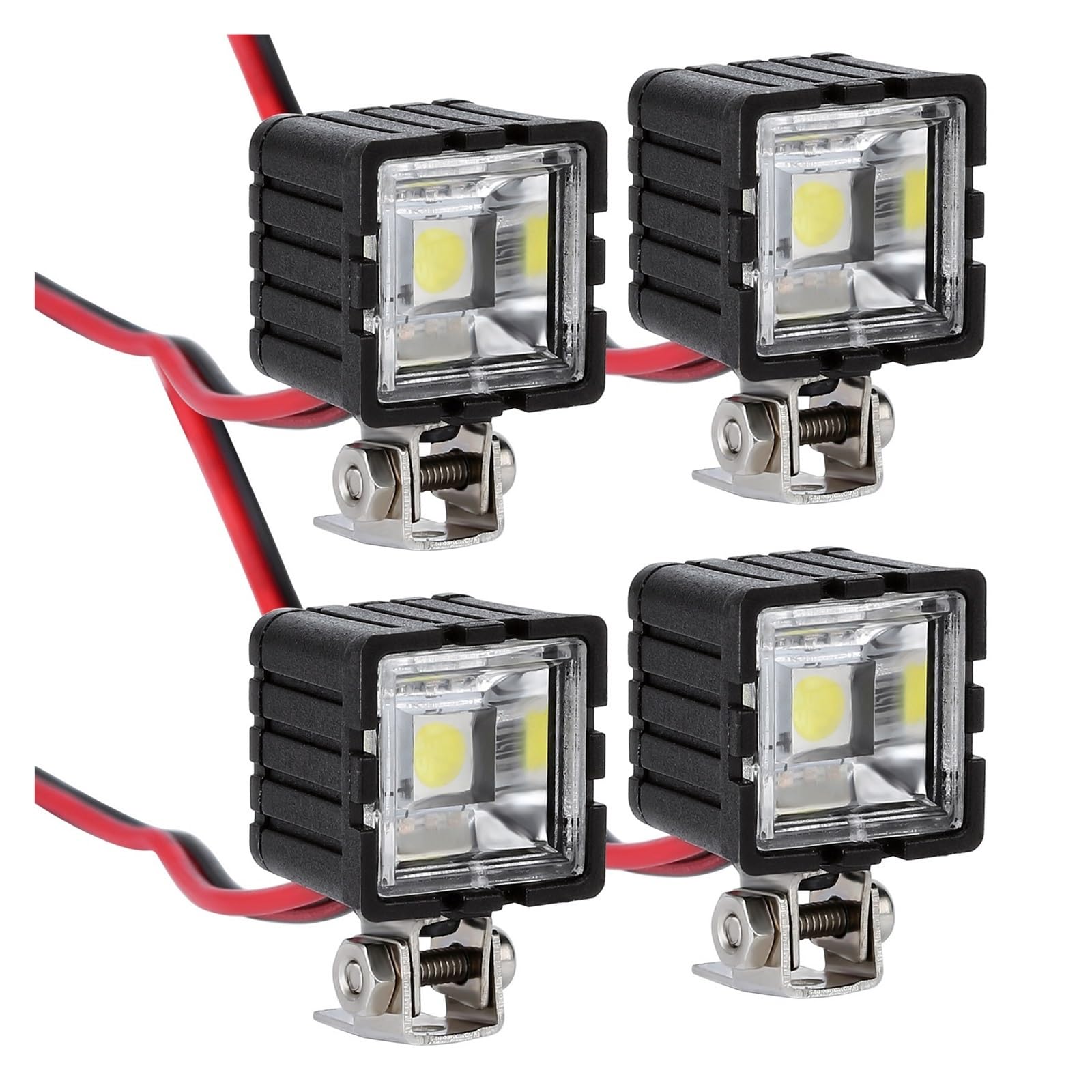 Focos solares LED para solucionar la falta de luz en coches RC crawler 1/10