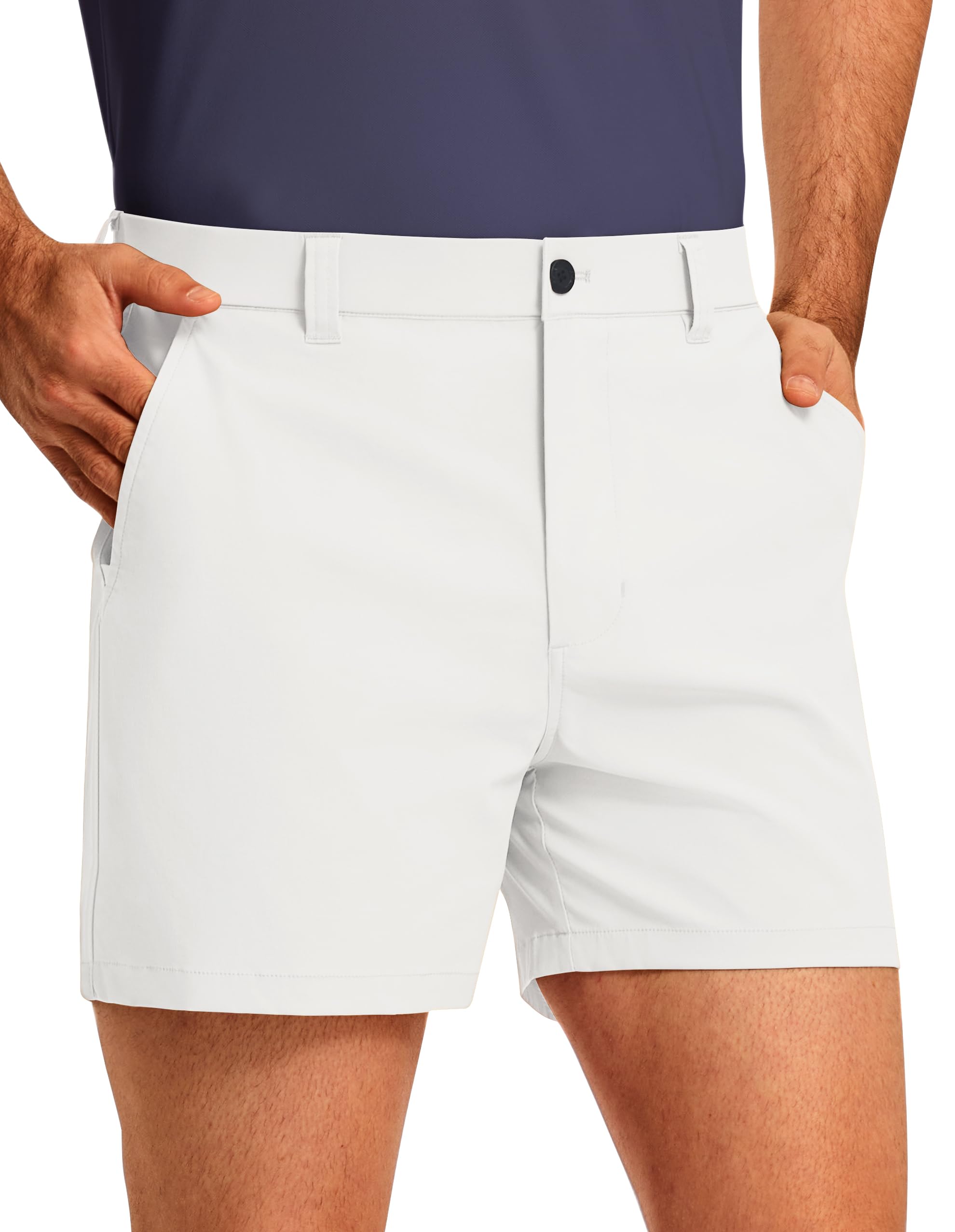 PULI Men's Golf Shorts 5'' Inseam Waterproof Quick Dry Stretch Breathable