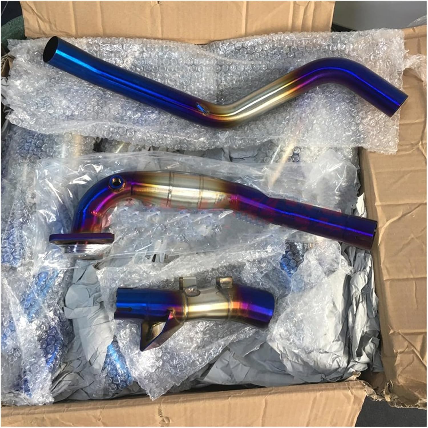 ー エキゾーストパイプ オートバイ用排気管、滑り止め、改造排気管