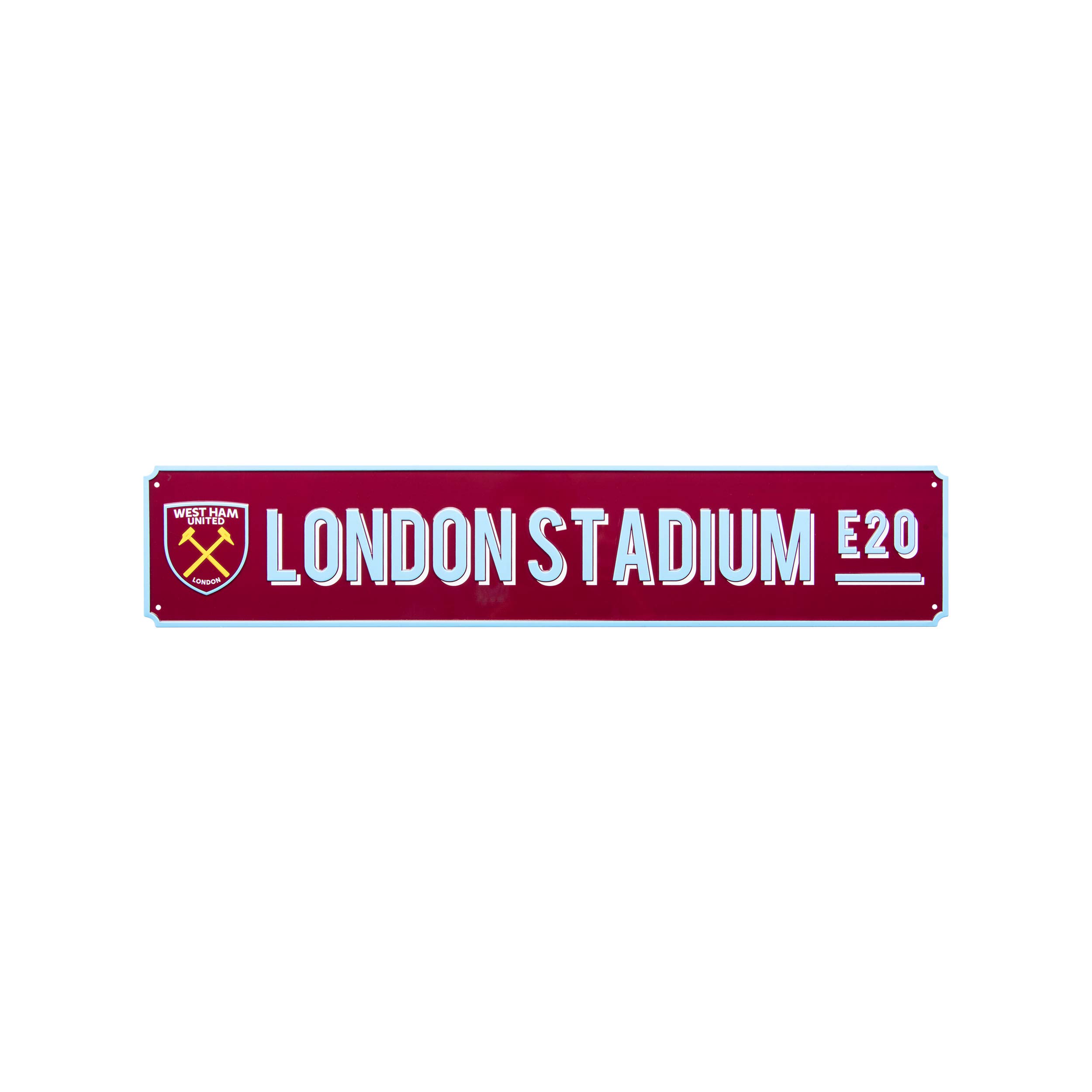 Foco Forever Collectibles Uk West Ham United Fc Vintage Street Sign