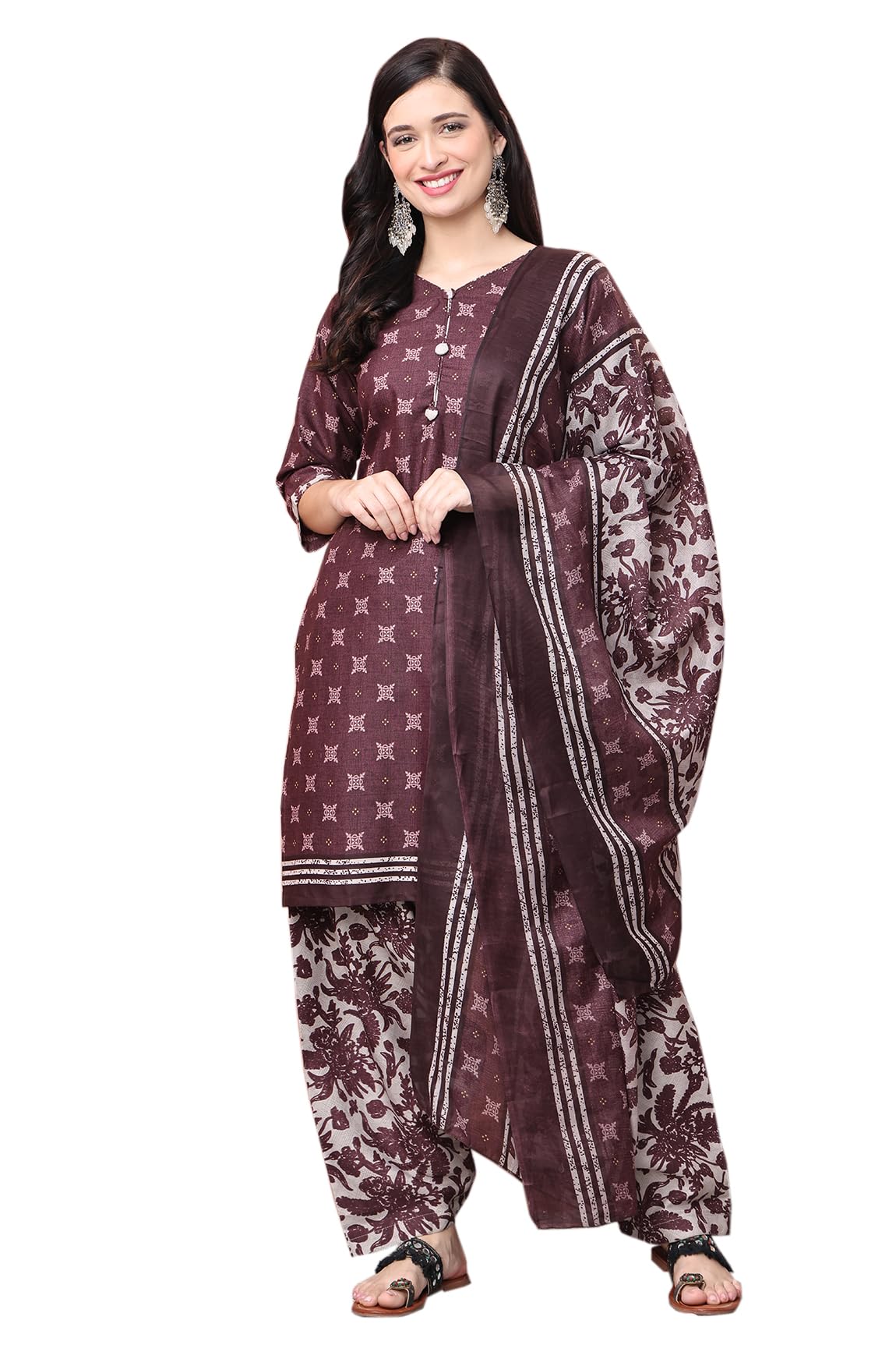 rajnandini Women's Wine Cotton Blend Printed Ready To Wear Patiala Salwar Suit (Readymade_Joplvsrw5202-P)-picture-41