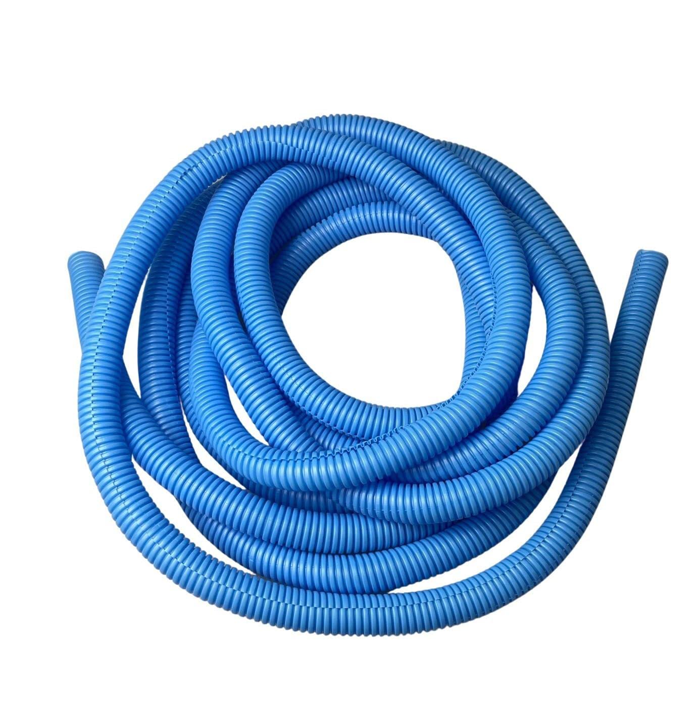 On1shelf Blue Pe Corrugated Conduit Flexi Pipe Tube Split 15Mm - 5M