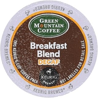 Keurig K-Cup Green Mountain Coffee Breakfast Blend Decaf (18 k-CUPS)