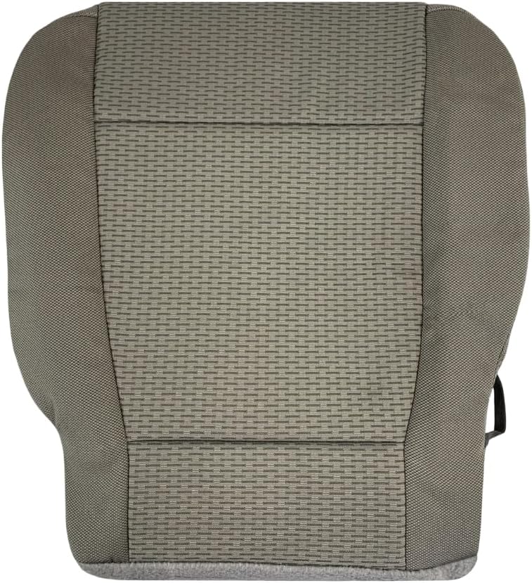 Auto Seat Replacement, Compatible with 2017 2018 2019 2020 2021 Ford F250 F350 F450 F550 XLT Replacement Driver Bottom Cloth Seat Cover (Gray Cloth)