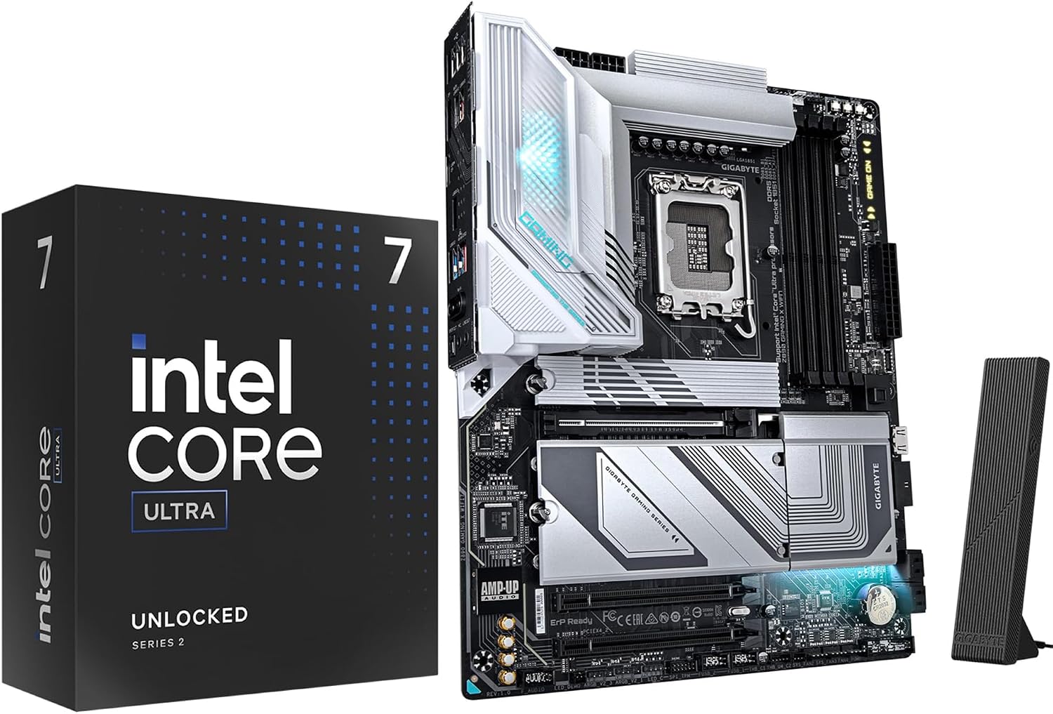 Bundle Intel Core Ultra7 265K CPU Gigabyte Motherboard Combo | paired with GIGABYTE Z890 Gaming X WiFi7 Motherboard, Processor with integrated graphics, 20 cores up to 5.5 GHz, 36MB Cache