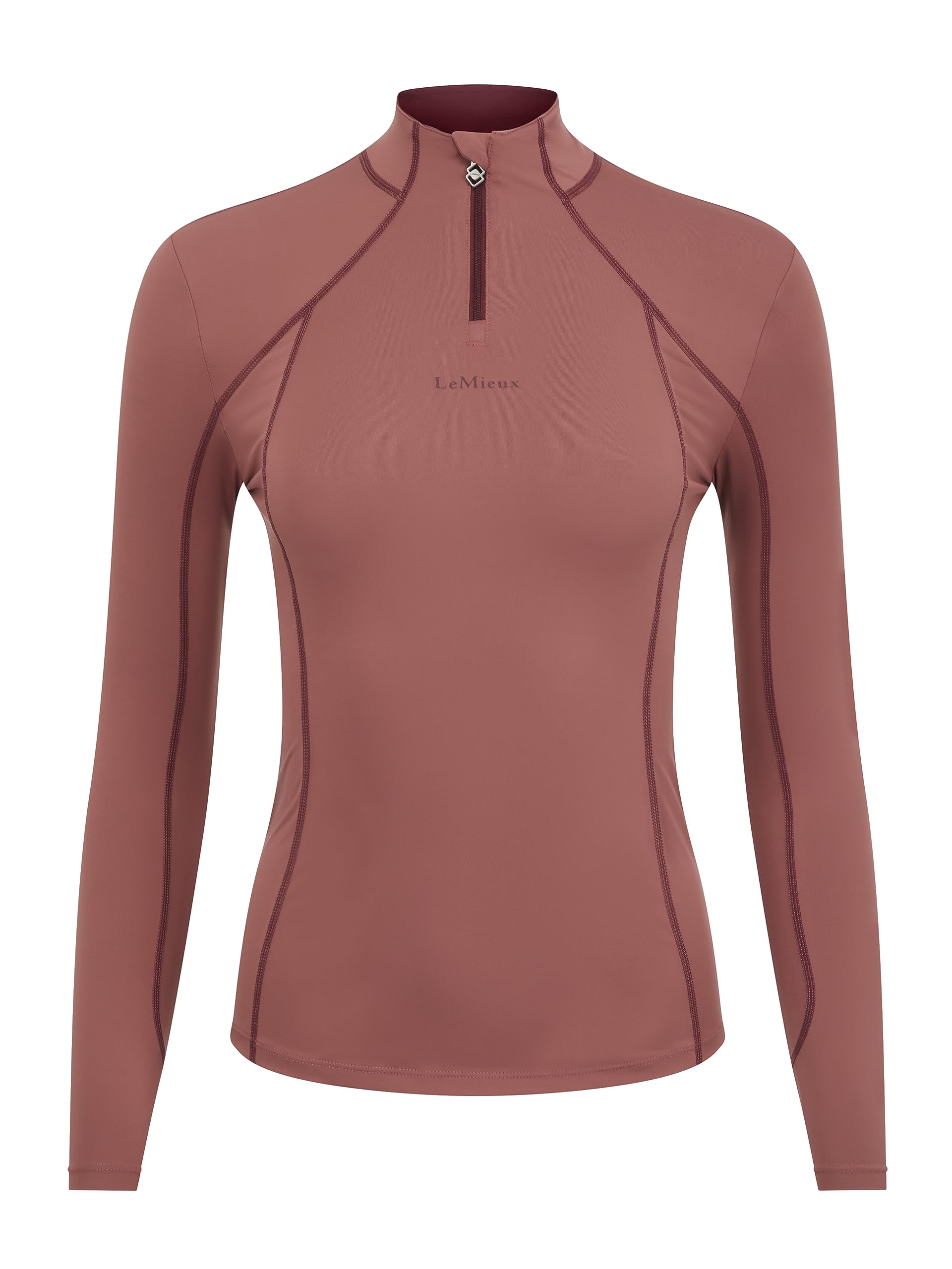 Lemieux Women's Orchid ’S Base Layer Top - Long Sleeve Athletic Thermal Shirts - Equestrian Apparel & Gear For Horseback Riding (Orchid/Uk 16)