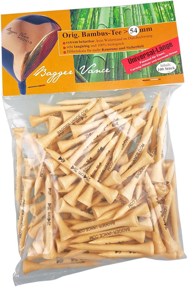 Bagger Vance Original Bamboo Tees *** For Iron and Woods ***