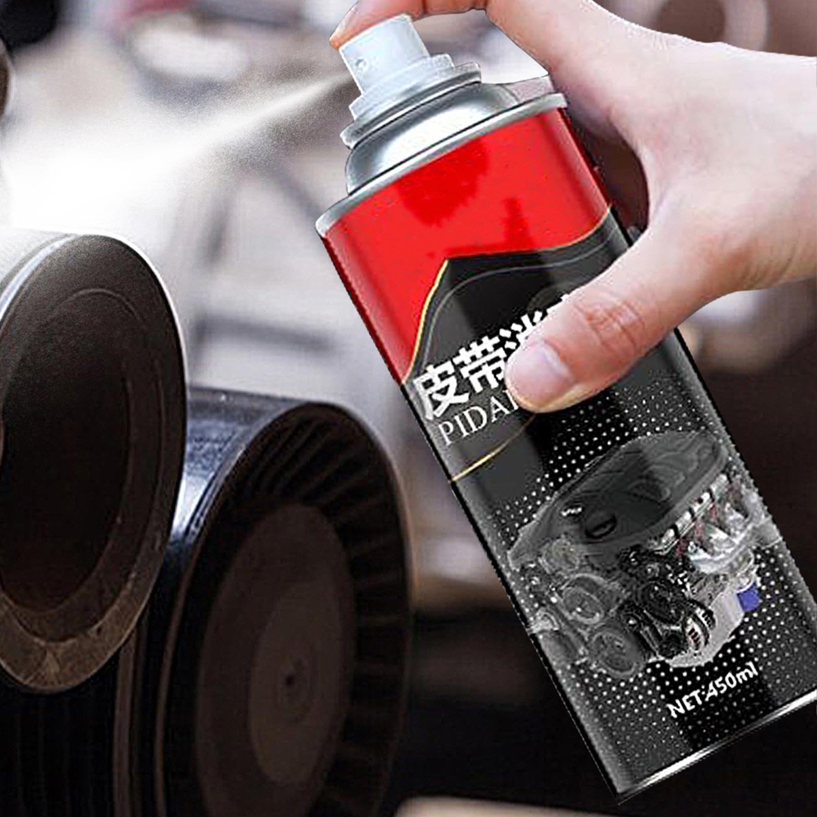 Spray Conditionneur Courroie Automobile - Réducteur Friction & Silencieux Moteur