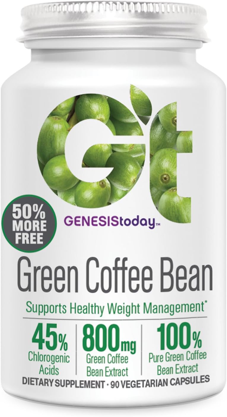 Genesis Today, Green Coffee Bean, 90 Count
