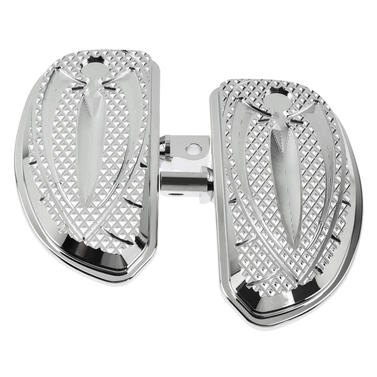 Stopki motocyklowe aluminiowe męskie podnóżki pasują do Harley Touring Road King Street Glide Softail Gruby chłopiec