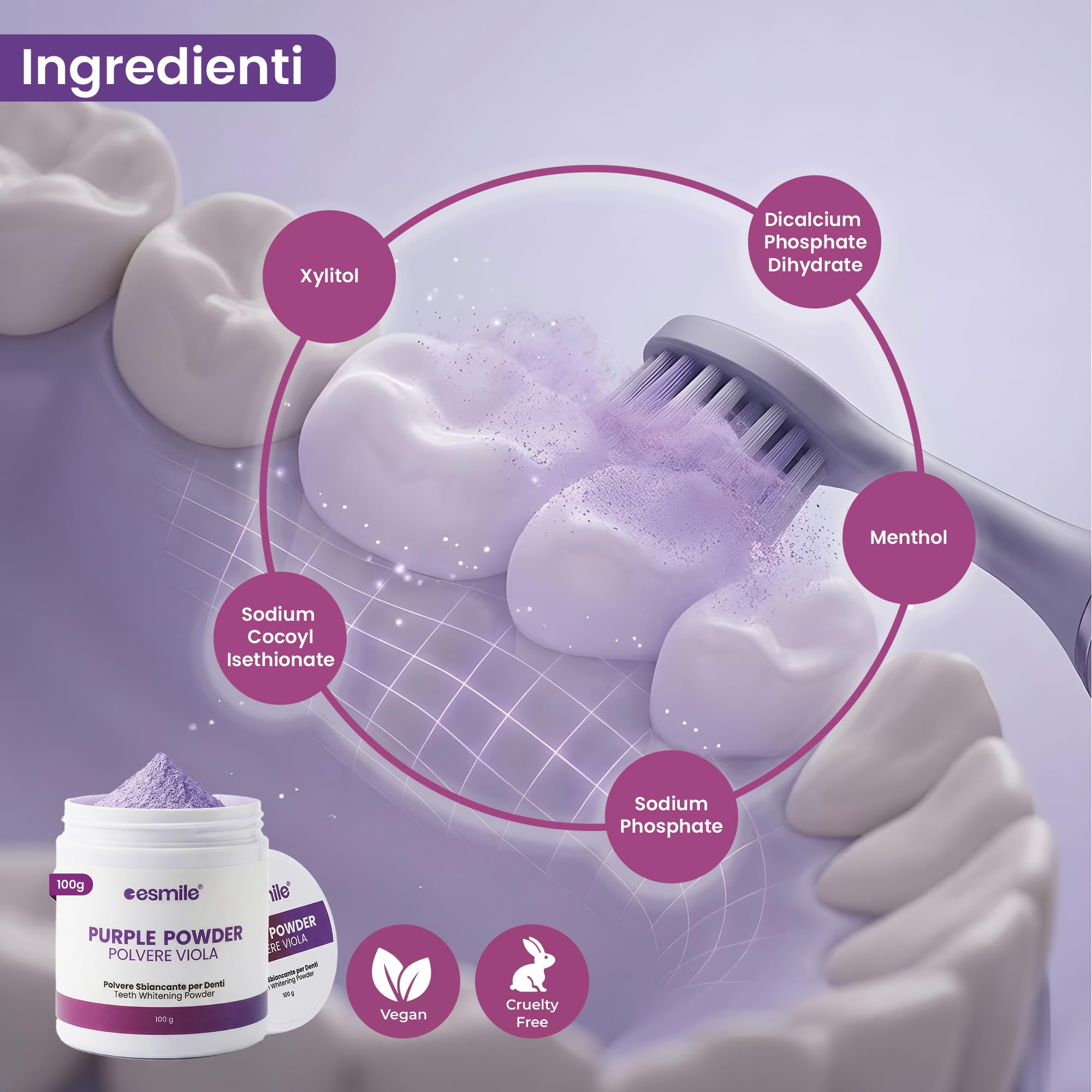 ESMILE: Kit EASYSMILE + Carbine Viola 100g