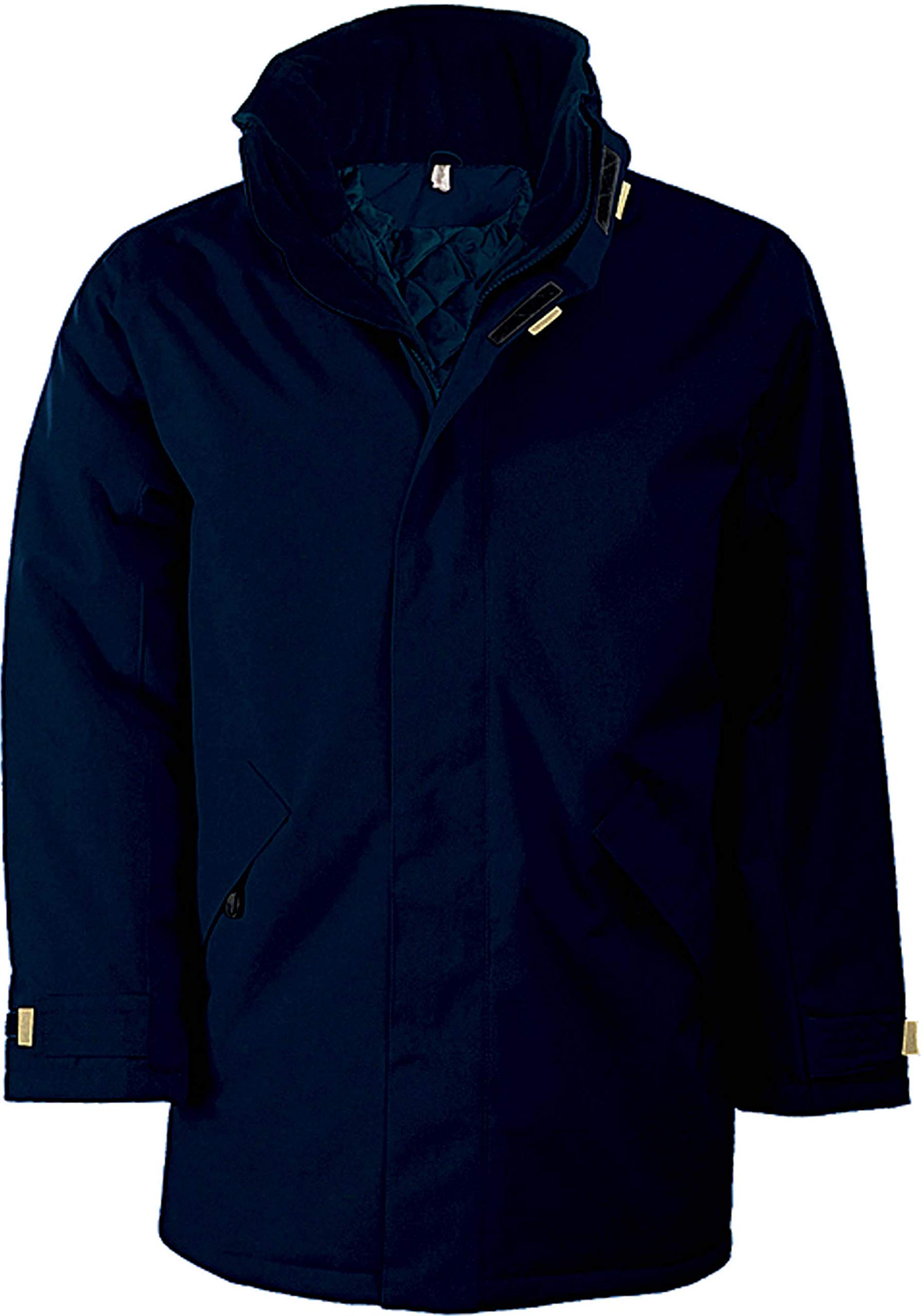 Quilted Parka - Navy, XL, Men