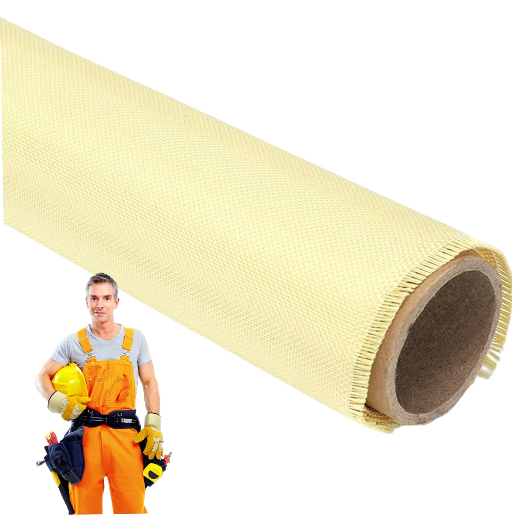 Fibra di carbonio, tessuto di kevlar, 1x2m foglio kevlar 1500d piegato 220 g di aramide con taglio a trama logo