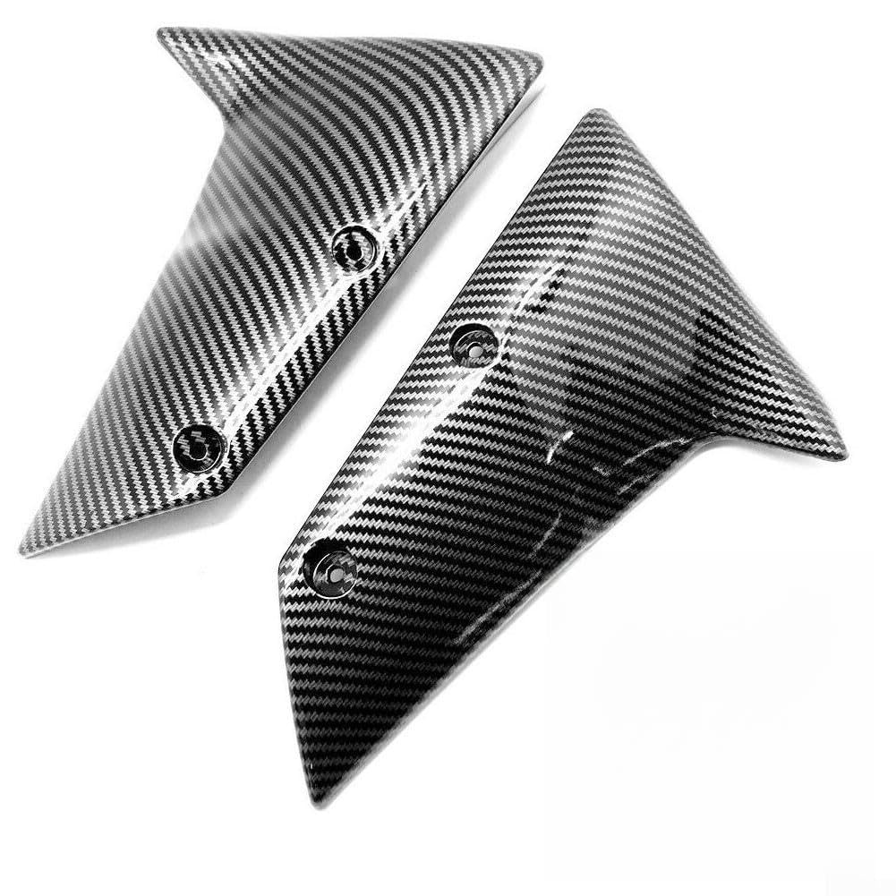 Garde-boue avant en fibre de carbone Zx10r pour sorties piste et route, ABS noir