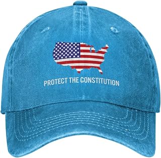 Trewrdt Protect The Constitution Hats Baseball Cap Cotton Adjustable Dad Hat
