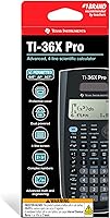 Vista 6 de Texas Instruments TI-36X Pro Ingeniería/Calculadora científica 9.7 pulgadas Negro.