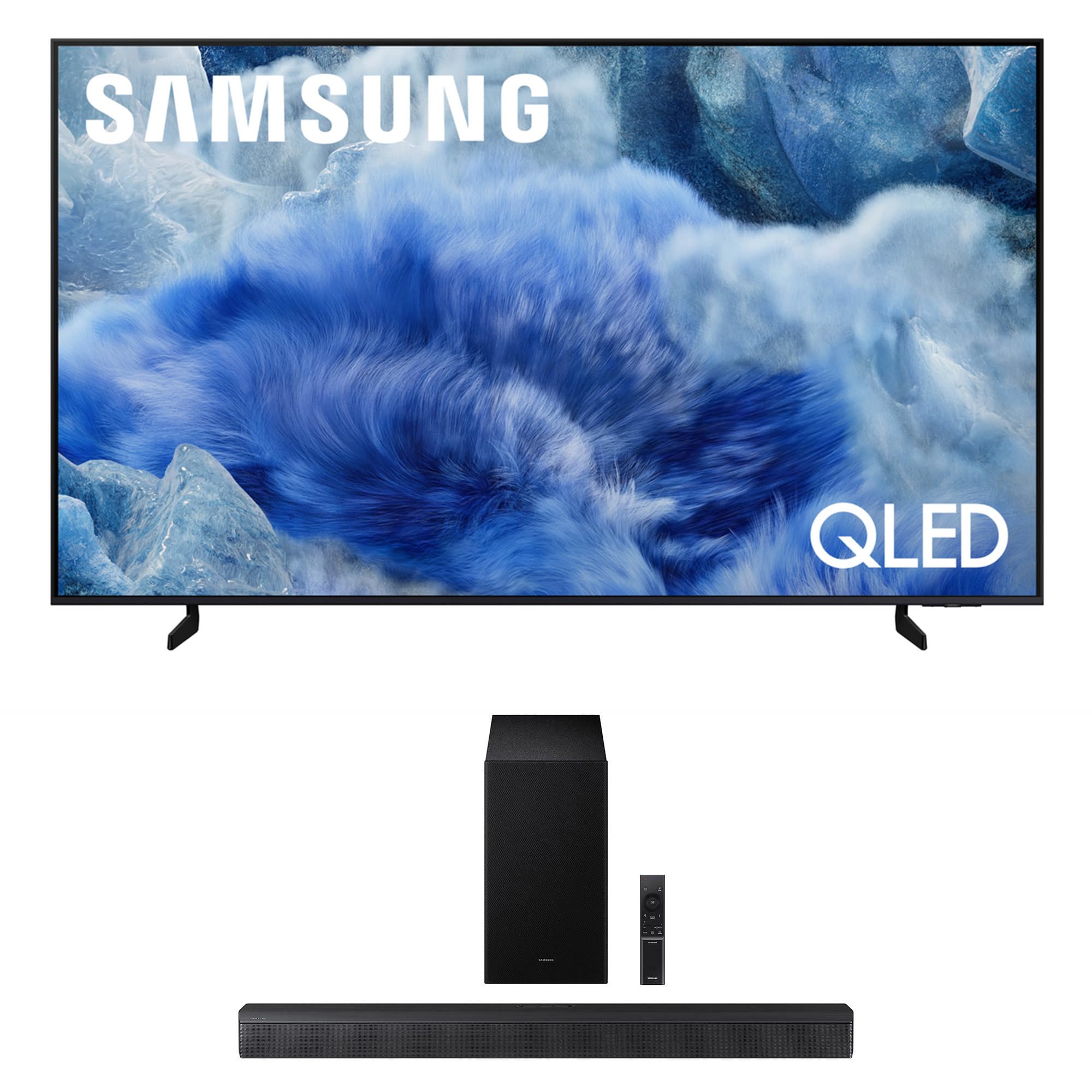 Samsung QN75Q8FAAFXZA 75 Inch Class QLED Q8F 4K Vision AI Smart TV with a HW-B630F B-Series Soundbar 3.1 Ch and Subwoofer with Dolby Audio (2025)