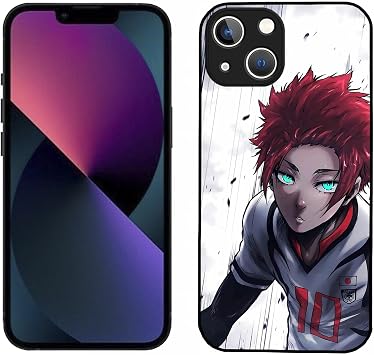 Blue Lock Smartphone Case, iPhone 15 Pro Case, Smartphone Cover, Compatible with All Models, Yashi-kei, iPhone 15 Pro, Plukoku, Stylish, Shockproof, Cute, Portable, Waterproof, Camera Lens Protection