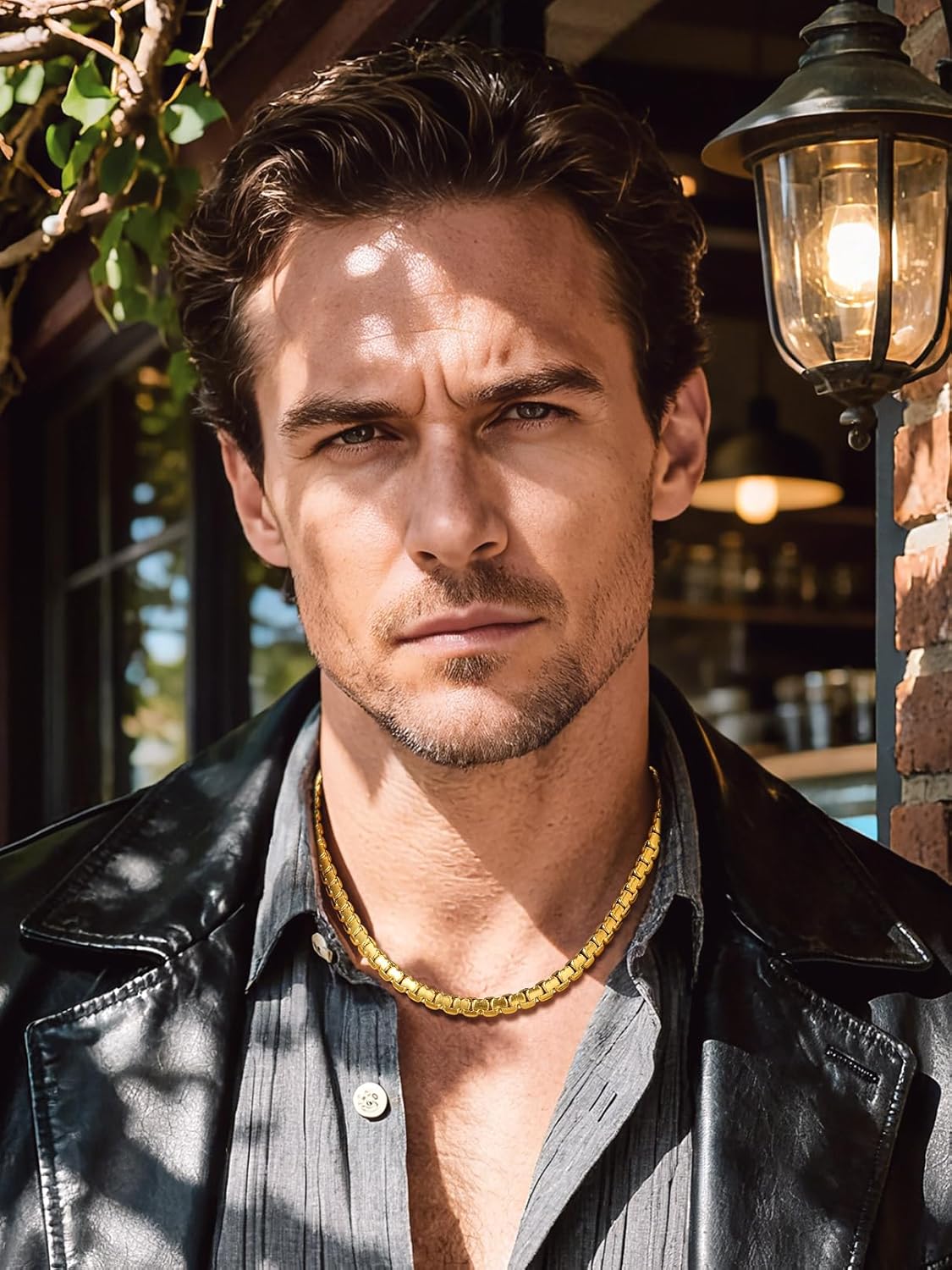 Bandmax Solid Stainless Steel 2MM/4MM/6MM/8MM Flat Box Link Chains for Men Women Silver/Gold/Black Rolo Cable Chain Necklaces Length 14"-30", Gift Packed - Image 5